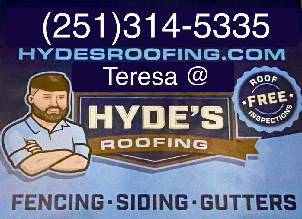 Slide of Hyde's Roofing