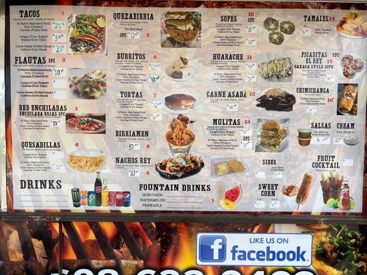 Menu photo 2 El Rey De Los Tacos Sparta, WI