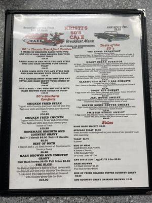 Menu photo 2 Kristi’s 50’s Cafe Lebanon, OR Menu photo 2 Kristi’s 50’s Cafe Lebanon, OR