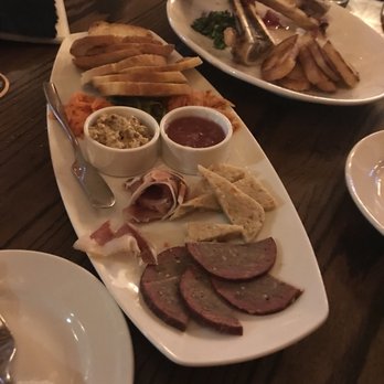 Anton's - Small Charcuterie tray... a little weird but tasty for the most part. - Steakhouses Near Me - Kansas City, Missouri