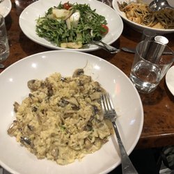 Senza Nome Italian Restaurant - Mushroom Risotto & salad