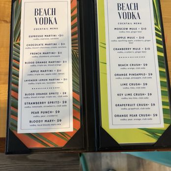 Beach Vodka - The cocktail menu - Distilleries Near Me - Virginia Beach, Virginia Beach Vodka - The cocktail menu - Distilleries Near Me - Virginia Beach, Virginia