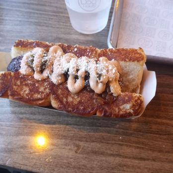 Dog Haus Biergarten - Stone Oak - Old Town with that spicy aioli and jalapeno topping was scrumptious - Burgers Near Me - San Antonio, Texas