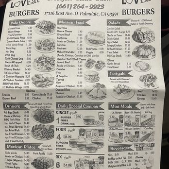 DJ's Burgers - Menu 5/24/26 - Burgers Near Me - Palmdale, California DJ's Burgers - Menu 5/24/26 - Burgers Near Me - Palmdale, California