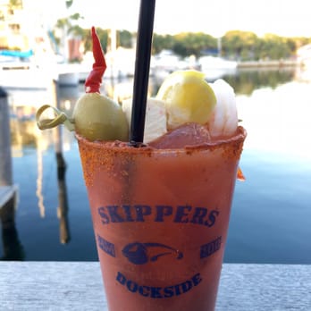 Skipper's Dockside - The Bloody Mary - Seafood Near Me - Key Largo, Florida