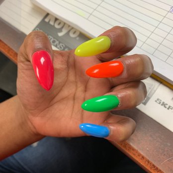 Nancy Nails - Only cute thing is the colors smh - Nail Salons Near Me - Gainesville, Georgia