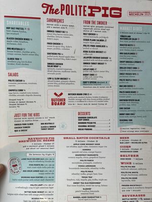 Menu photo 3 The Polite Pig Orlando, FL