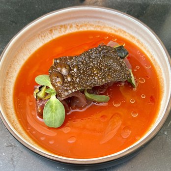Comedor - Tuna Aguachile, Watermelon, Chile Morita, Kelp Chicharrón - Mexican Near Me - Austin, Texas