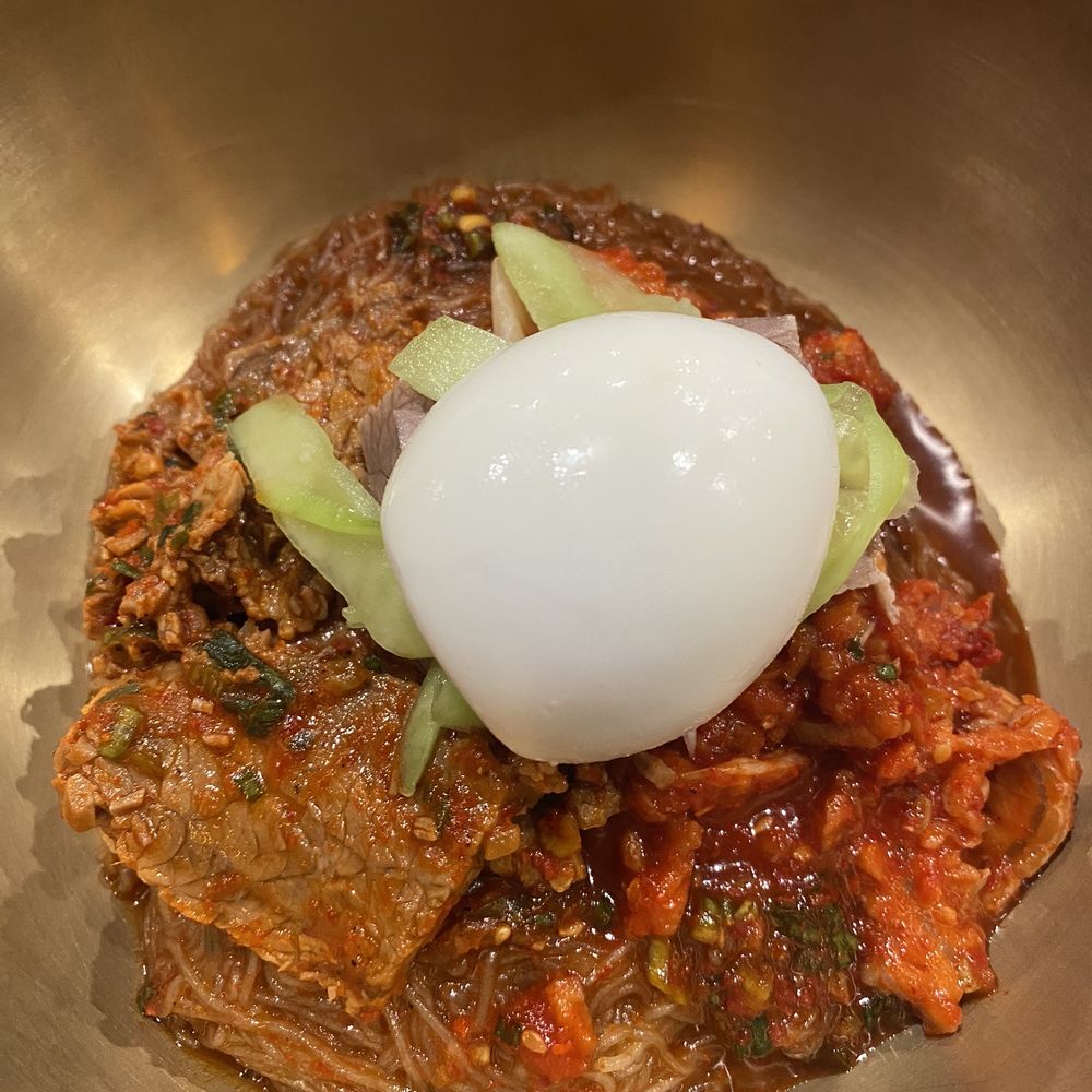 Homung Nangmyun - an egg in a bowl - Noodles Near Me - Fort Lee, New Jersey Homung Nangmyun - an egg in a bowl - Noodles Near Me - Fort Lee, New Jersey