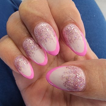 Pine Nails & Spa - Feeling Barbie pink  too cute - Nail Salons Near Me - Chino Hills, California