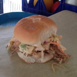 Aloha Yummies - Kahlua Pork Slider with Spicy Coleslaw