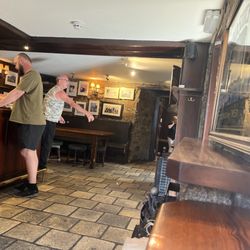George Hotel - Playing darts