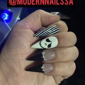 Modern Nail - My nightmare before Xmas bday nails 2022 - Nail Salons Near Me - San Antonio, Texas Modern Nail - My nightmare before Xmas bday nails 2022 - Nail Salons Near Me - San Antonio, Texas