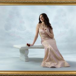 Peter M Budraitis Photography - Studio portrait of a young lady destined to become wall art.