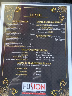 Menu photo 8 Fusion Mediterranean Grill & Bar Dallas, TX Menu photo 8 Fusion Mediterranean Grill & Bar Dallas, TX