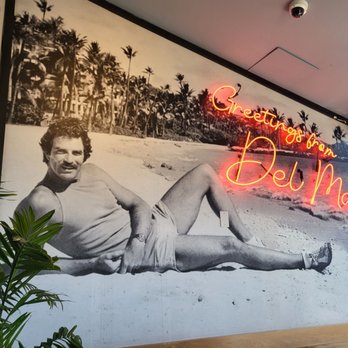 Monarch Ocean Pub - Tom Selleck back in the day - Gastropubs Near Me - Del Mar, California