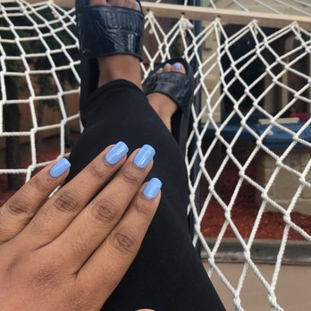 Touch Nails & Hair Salon - Blue gel mani pedi - Nail Salons Near Me - Cranston, Rhode Island Touch Nails & Hair Salon - Blue gel mani pedi - Nail Salons Near Me - Cranston, Rhode Island