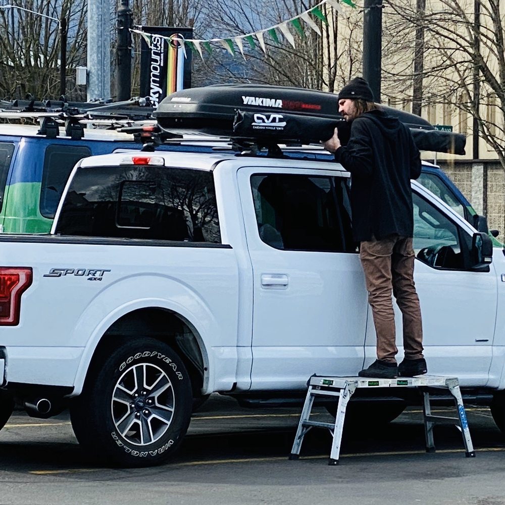 ReRack - Justin installing my awning on truck. - Outdoor Gear Near Me - Portland, Oregon ReRack - Justin installing my awning on truck. - Outdoor Gear Near Me - Portland, Oregon