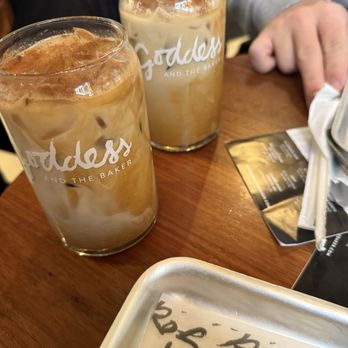 Goddess and the Baker, 44 E Grand - Iced Bananas Foster Latte - Bakeries Near Me - Chicago, Illinois Goddess and the Baker, 44 E Grand - Iced Bananas Foster Latte - Bakeries Near Me - Chicago, Illinois