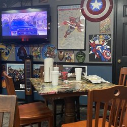 Supper Heroes - Fitting ambience.