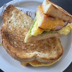 Caffe Luce - The Dave- avocado, egg, cheese, ham