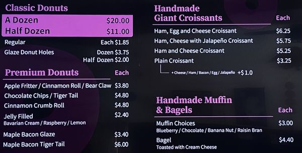 Menu photo 1 Donut Club San Dimas, CA Menu photo 1 Donut Club San Dimas, CA