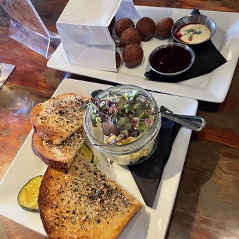 Beer Kitchen - Deviled egg toast, baby donuts - Gastropubs Near Me - Kansas City, Missouri