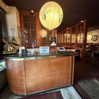 Chin's Gourmet - Front Hostess station in the lobby - Chinese Near Me - Carlsbad, California Chin's Gourmet - Front Hostess station in the lobby - Chinese Near Me - Carlsbad, California