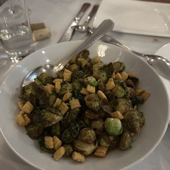 Laboratorio Kitchen - Brussels sprouts with Cap'n Crunch - New American Near Me - Montclair, New Jersey
