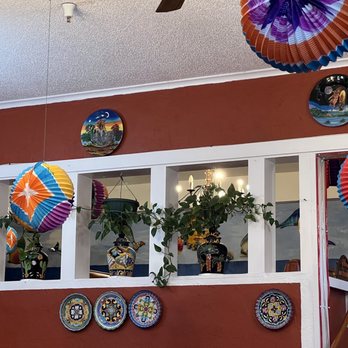 Mazatlan Mexican Restaurant - colorful plates on the wall - Mexican Near Me - Newport, Oregon