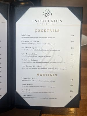Menu photo 5 Indofusion Kitchen + Bar Seattle, WA