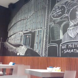 Cafe & Bistro Uniwersytecka - Cudna ściana