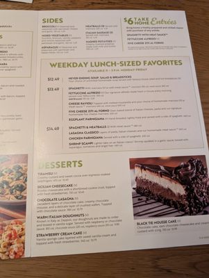 Menu photo 4 Olive Garden Italian Restaurant Milpitas, CA Menu photo 4 Olive Garden Italian Restaurant Milpitas, CA