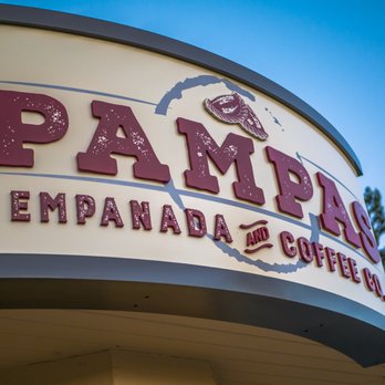 Pampas Cafe - The sign! - Coffee & Tea Near Me - Castro Valley, California