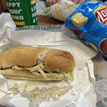 Subway - Looks ok but stuffing is holding up the ragged shell of a roll. - Sandwiches Near Me - Georgiana, Alabama Subway - Looks ok but stuffing is holding up the ragged shell of a roll. - Sandwiches Near Me - Georgiana, Alabama
