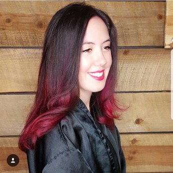 Evergreen Salon and Spa - Pink balayage for October! - Hair Salons Near Me - Concord, North Carolina Evergreen Salon and Spa - Pink balayage for October! - Hair Salons Near Me - Concord, North Carolina