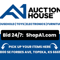 A1 Auction House is Topeka's online auction company! Shop hundreds of deals 24/7 at www.shopa1.com.