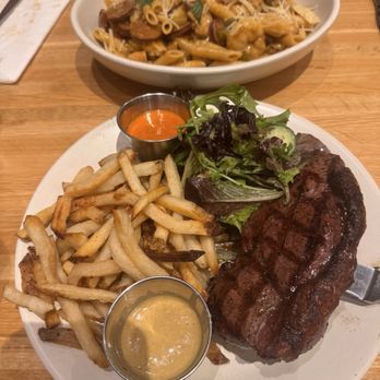 True Food Kitchen - Steak frites is a big meal and the jambalaya. - Salad Near Me - Miami, Florida