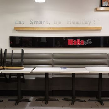WaBa Grill - the seating area of the restaurant - Fast Food Near Me - Monrovia, California