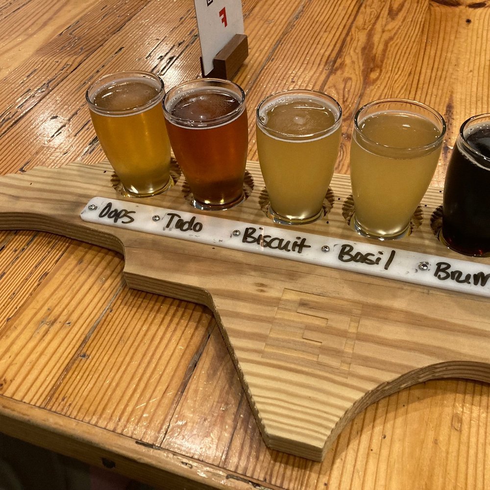 Fullsteam - Variety flight - Breweries Near Me - Durham, North Carolina Fullsteam - Variety flight - Breweries Near Me - Durham, North Carolina