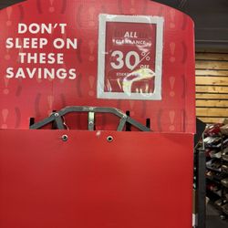 DSW Designer Shoe Warehouse - Horrible, terrible, no-good blanket discount. Bleah.