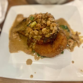 Grand Isle Seafood - Blackened Baked Gulf Fish with Crawfish Sauce - Southern Near Me - New Orleans, Louisiana