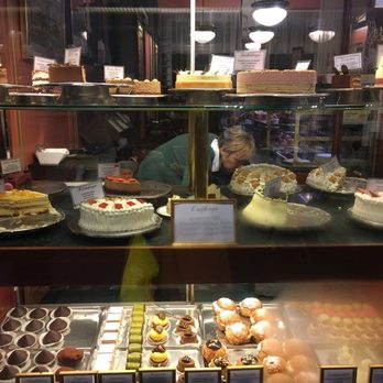 Konditori La Glace - Cake/whipped cream display from outside. - Bakeries Near Me - Copenhagen, 84 Konditori La Glace - Cake/whipped cream display from outside. - Bakeries Near Me - Copenhagen, 84