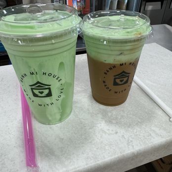 Banh Mi House - Pandan coconut cloud and Vietnamese pandan coffee - Vietnamese Near Me - Minneapolis, Minnesota