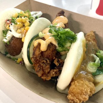 King Bao - Mr Mr. Potato Head Bao, Kickin' Chicken Bao and Chicken Catsu Curry (special bao) - Asian Fusion Near Me - Orlando, Florida