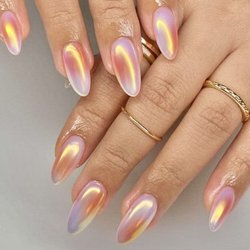 Kim Nails & Beauty Lounge - Dip powder nails near Berkeley with rich color and a beautifully finished shape.