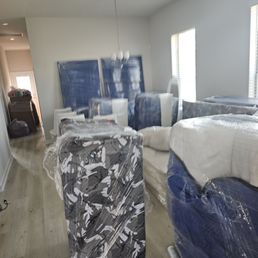 JUST LEFT FURNITURE ALL OVER MY HOME UNPACKED