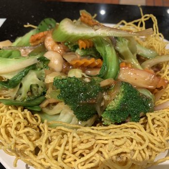 Pho One - X9. Crispy Egg Noodle Stir Fry with Seafood - Vietnamese Near Me - Lewisville, Texas Pho One - X9. Crispy Egg Noodle Stir Fry with Seafood - Vietnamese Near Me - Lewisville, Texas