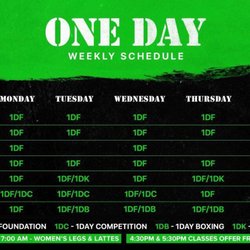 1Day Strength & Conditioning - As of Summer 2019