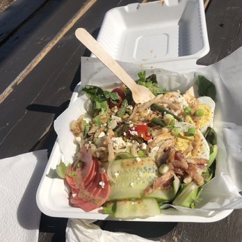 Flossie's Sandwich Parlor - Lana's country Cobb - Food Stands Near Me - Hillier, Ontario